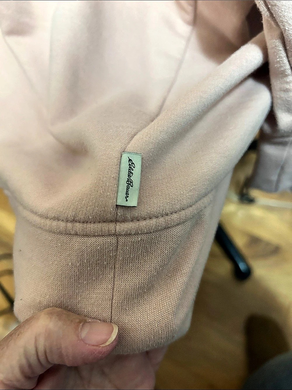 Eddie Bauer Pink  Cozy Camp Long-Sleeve Sweatshirt Dress XL - Picture 3 of 4